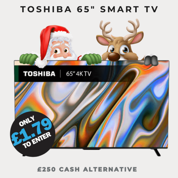 Win a 65" Smart TV this Christmas Eve!