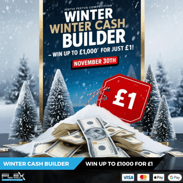 ❄️ WINTER CASH BUILDER COMPETITION ❄️ WIN UP TO £1000 CASH