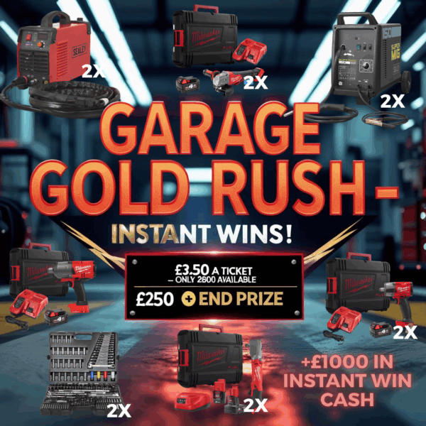 Flex Motorsport's Garage Gold Rush - £5000 Instant Wins