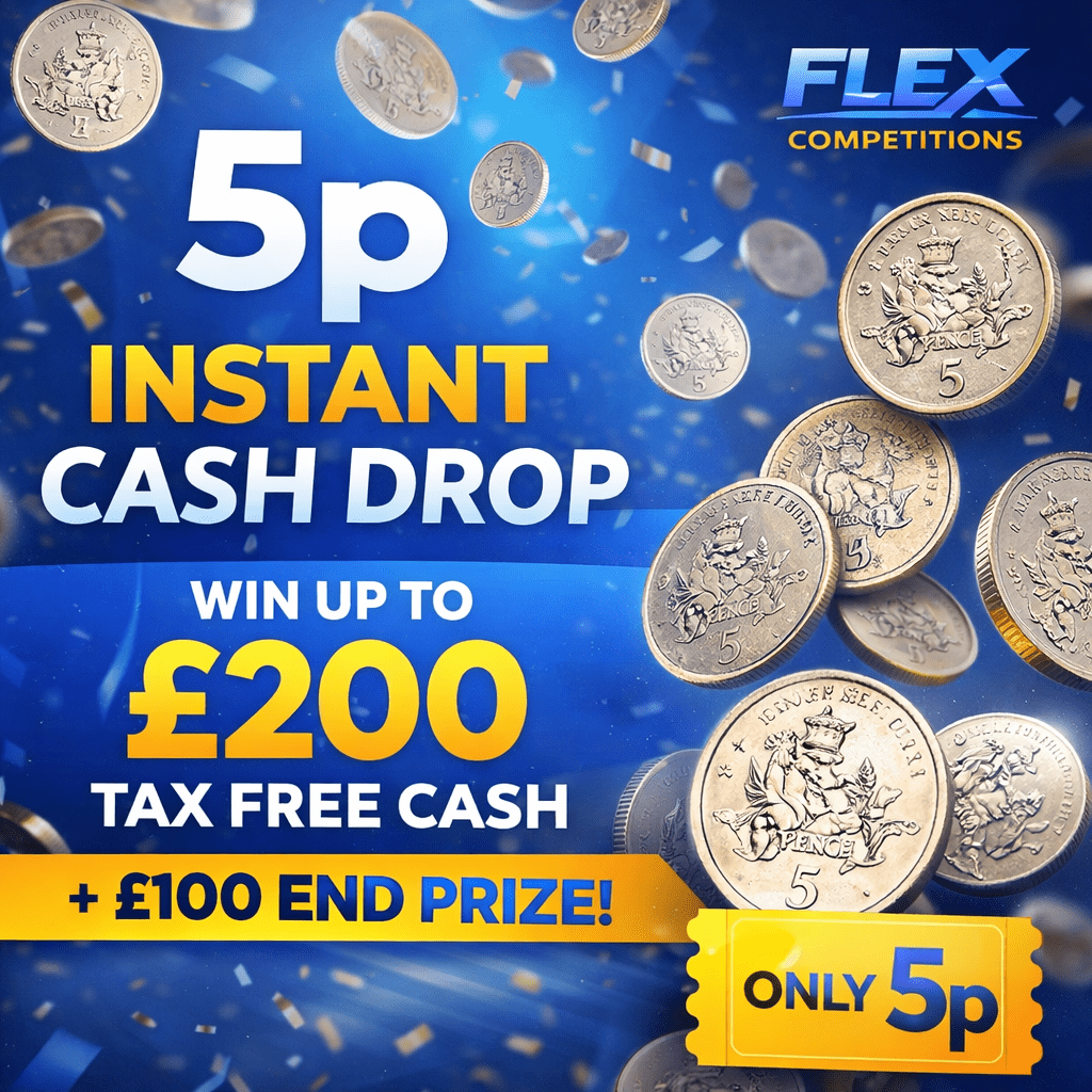 5P Instant Cash Drop - ONLY 5P Per Entry