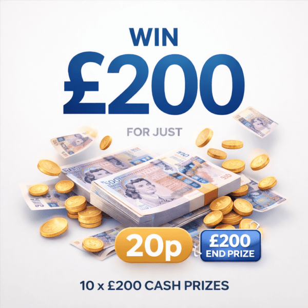 💸 Win £200 for Just 20p! – Instant Win Competition 💸