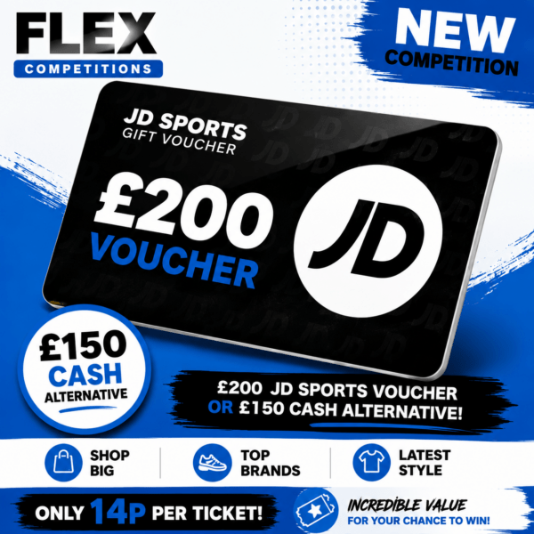 🏃‍♂️👟 JD SPORTS £200 VOUCHER OR £150 CASH! 👟🏃‍♀️