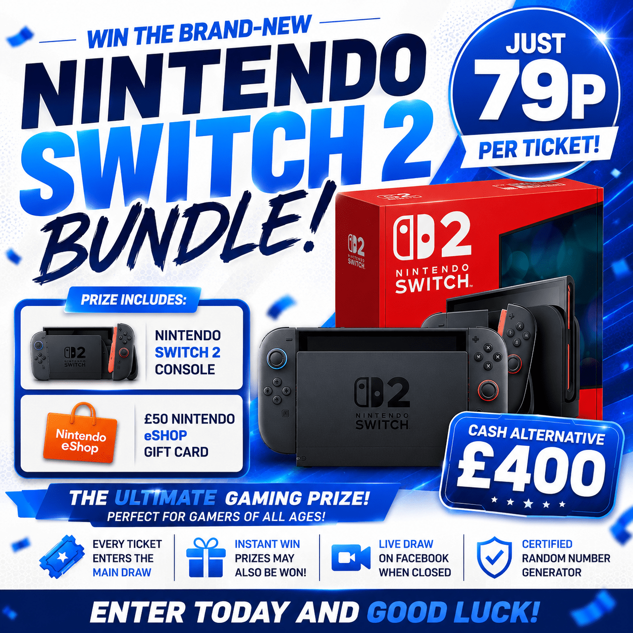 Nintendo Switch 2 Bundle 🎮