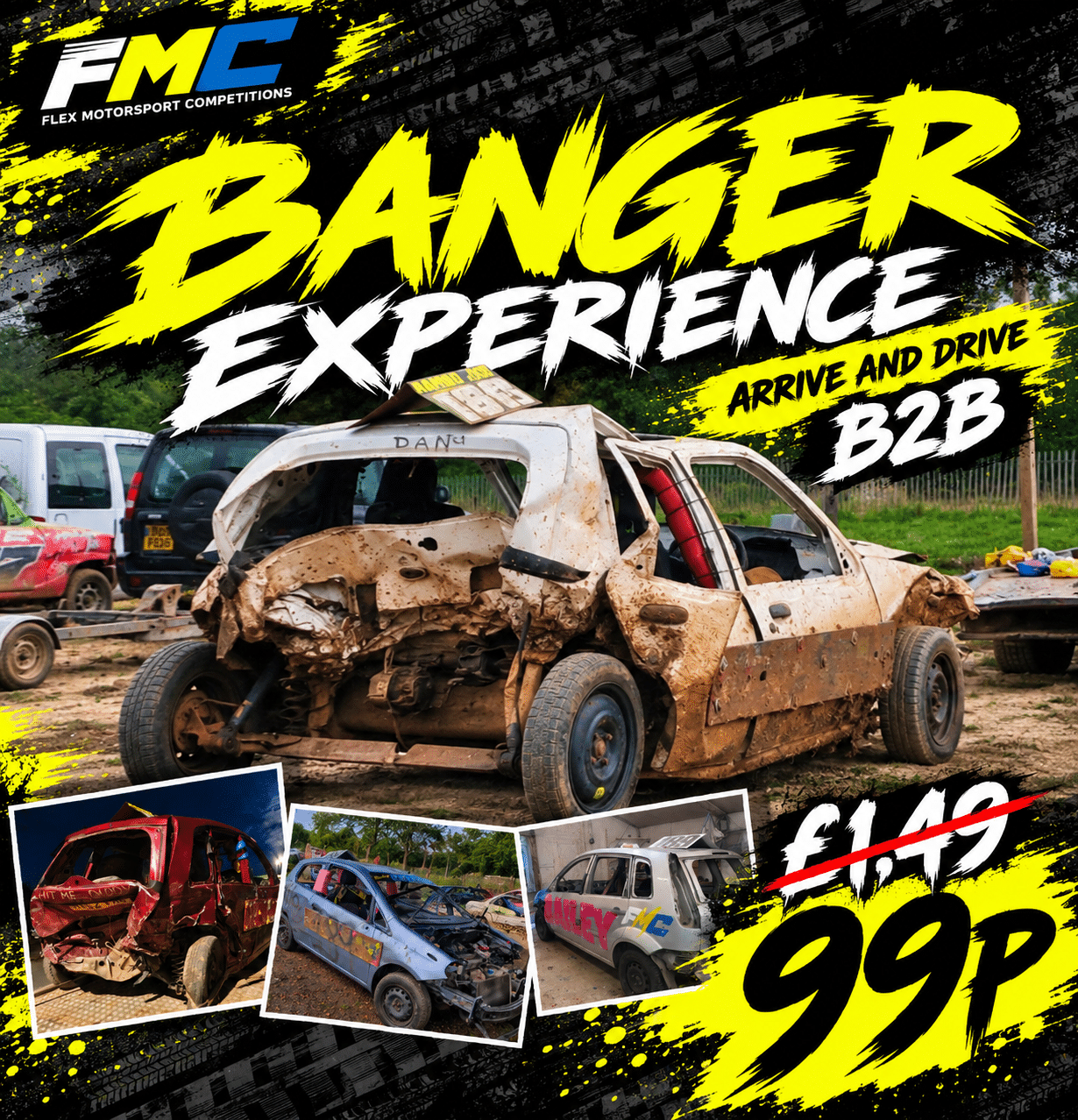 🏁 WIN A FULL BANGER RACING EXPERIENCE AT IPSWICH