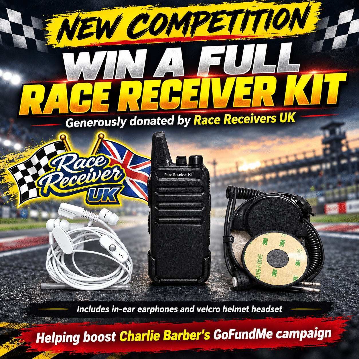 Win a Full Race Receiver Kit β Β£2 Entry π