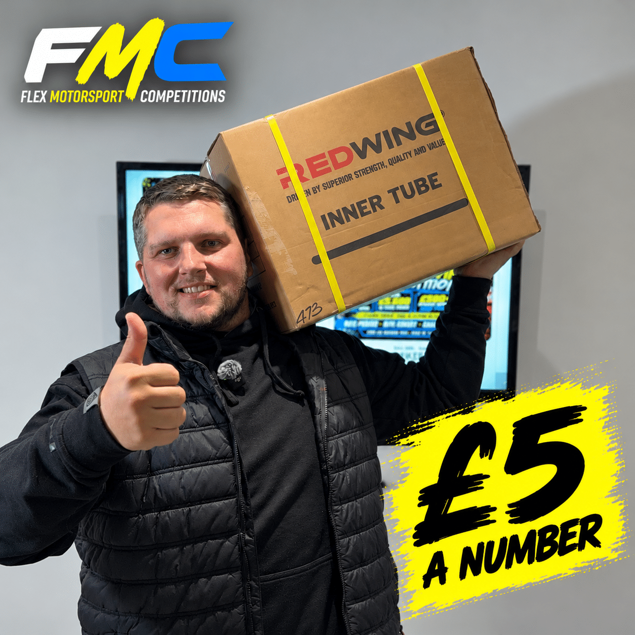 🏁 WIN 30 × 15″ INNER TUBES — JUST £5 PER ENTRY!