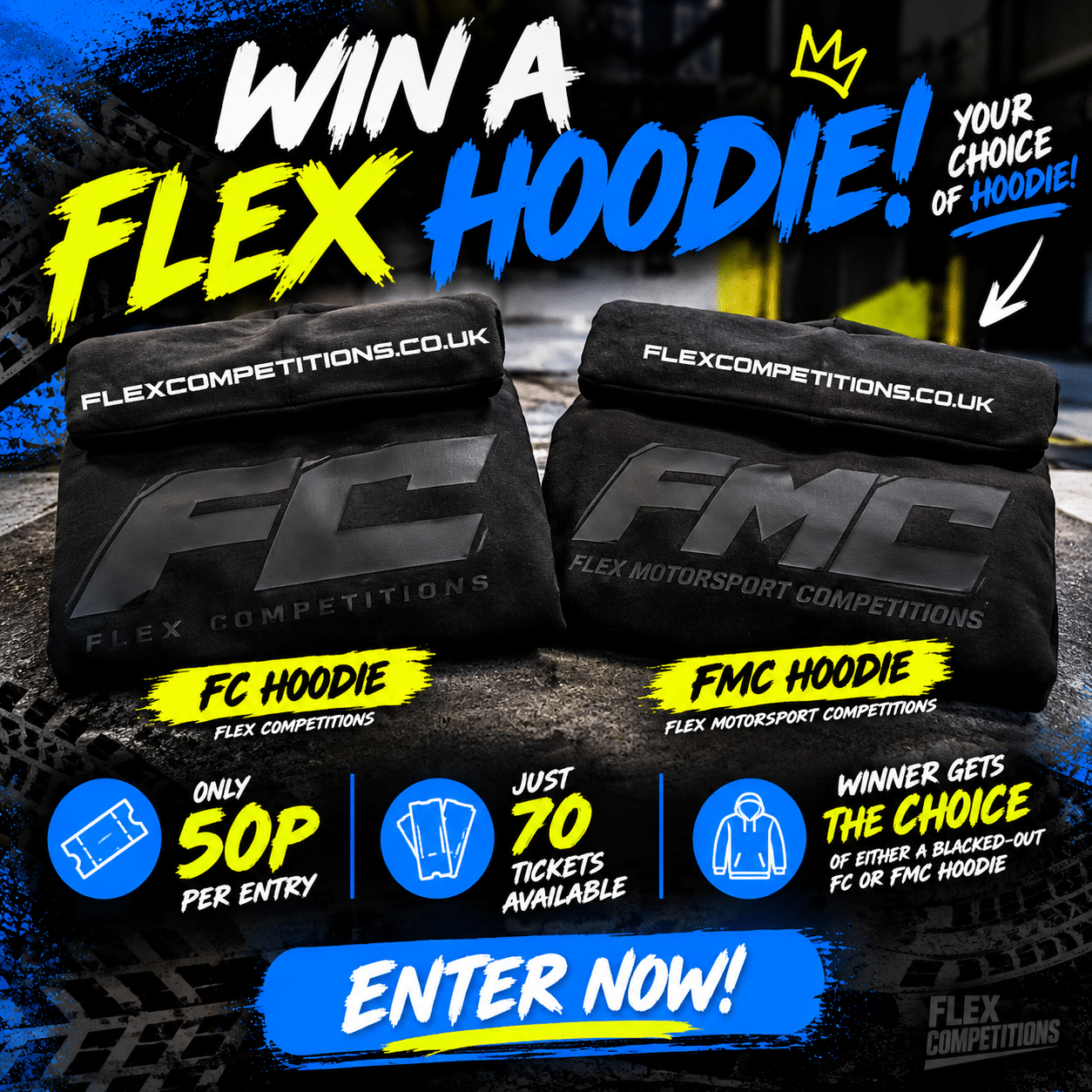 🖤 WIN A FLEX HOODIE! 🖤