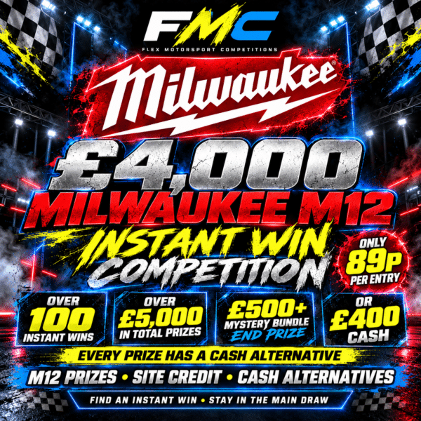 £4,000 MILWAUKEE M12 INSTANT WIN COMPETITION